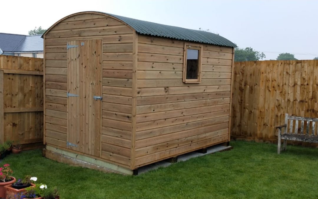 Brookridge Timber Garden Shed with Curved Roof
