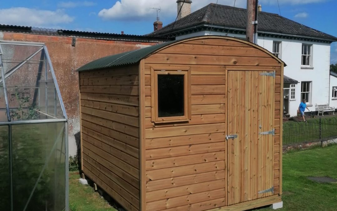 Brookridge Timber Garden Shed with Curved Roof